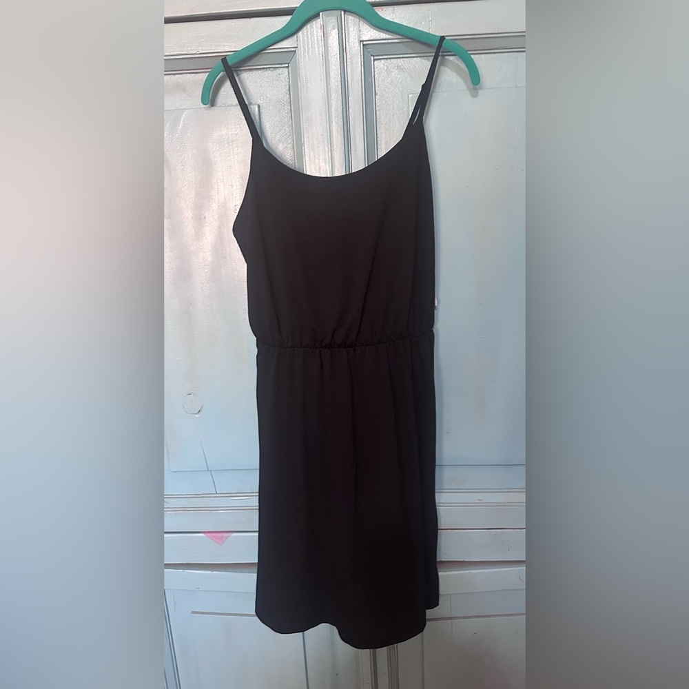 Old Navy Black Sleeveless Midi Dress